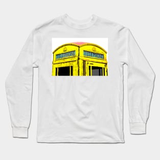 Yellow Phone Box Long Sleeve T-Shirt